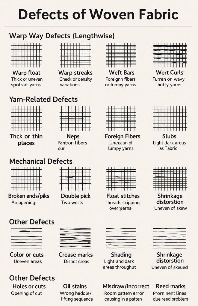 Common Woven Fabric Defects Causes and Types