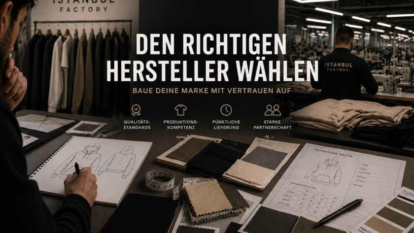 So findest du den richtigen Bekleidungshersteller für deine Marke
