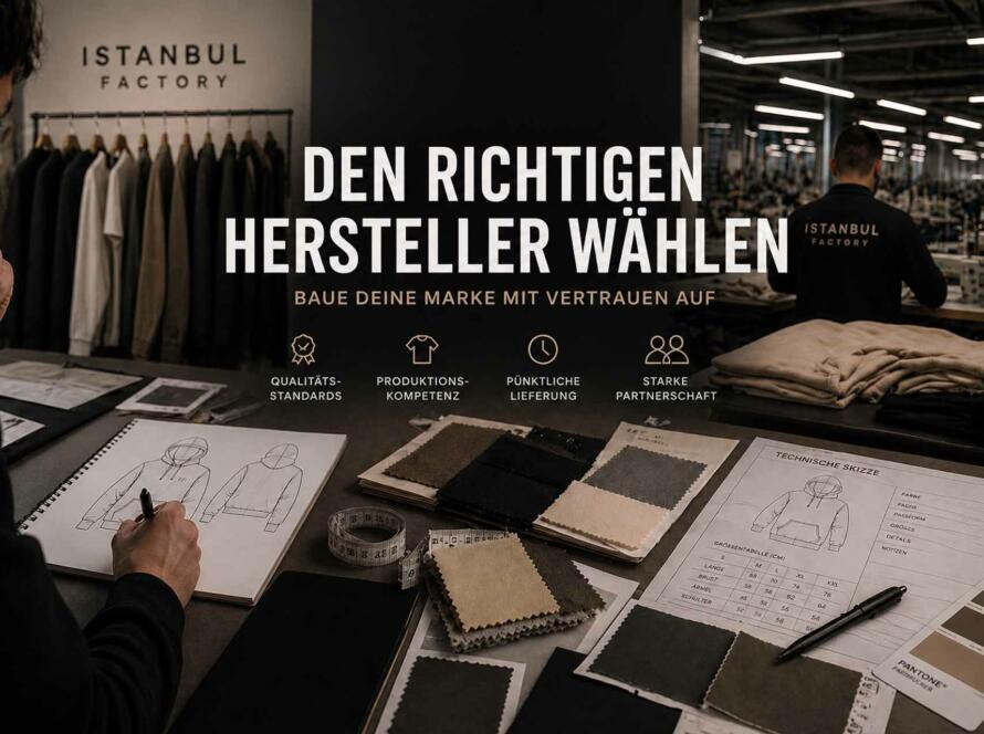 So findest du den richtigen Bekleidungshersteller für deine Marke
