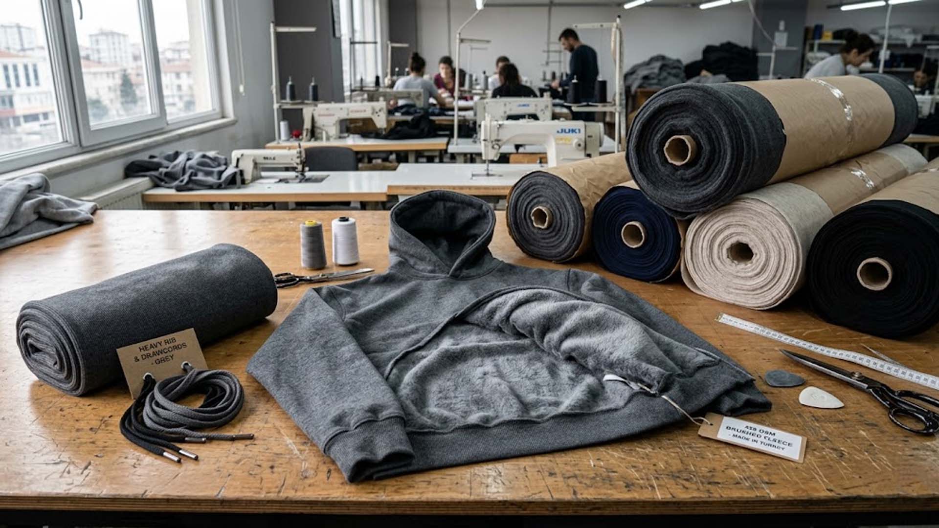 Fleece und Sweatshirt-Stoffe