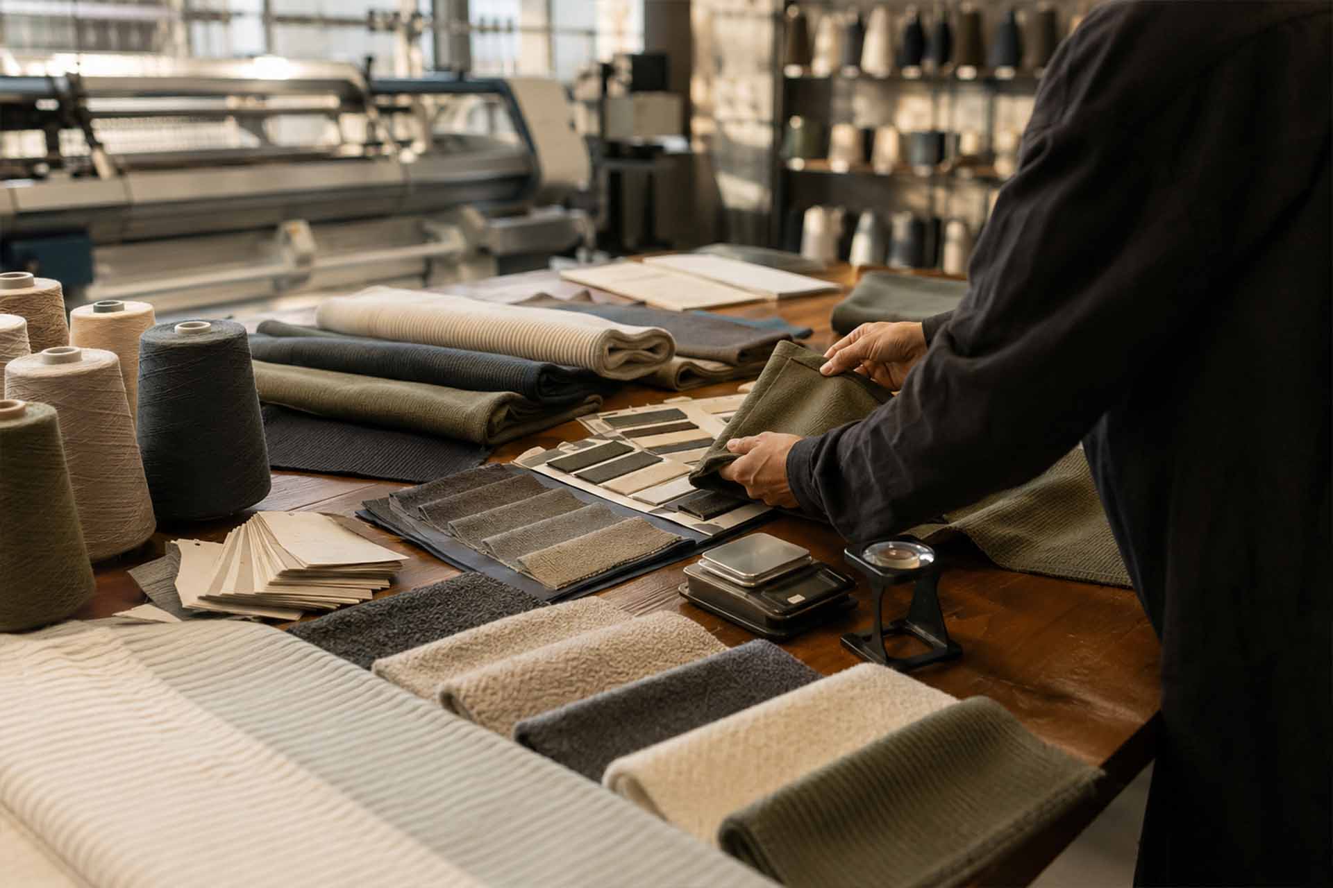 Stoff- und Garnentwicklung für die Textilproduktion in der Türkei