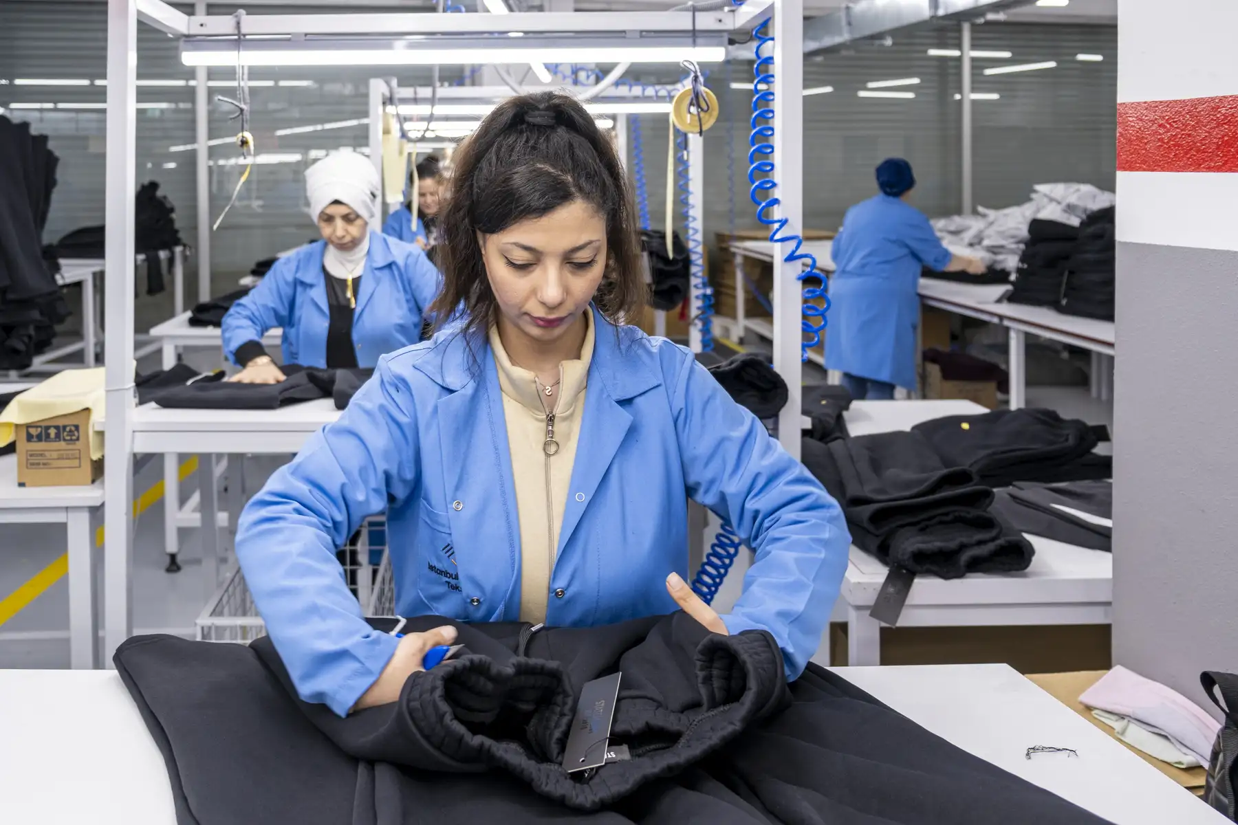 Quality control inspection for apparel manufacturing