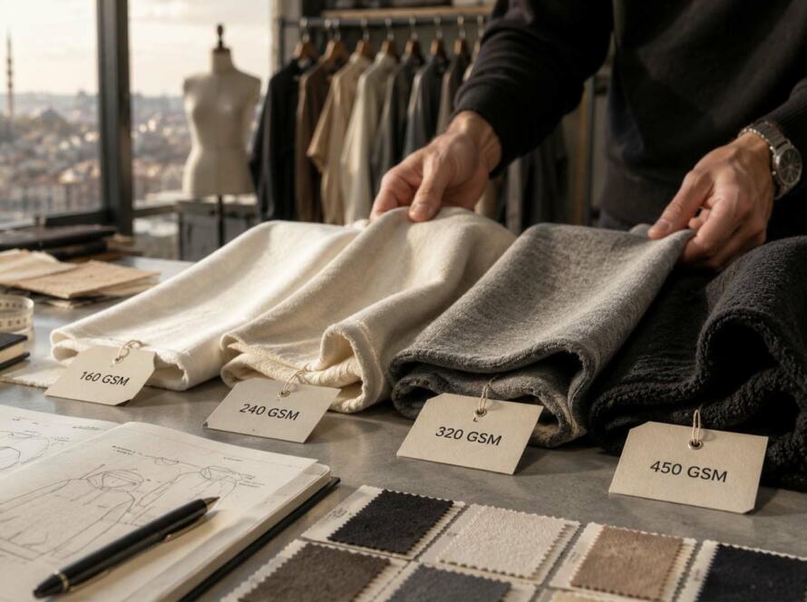 Fabric GSM comparison for premium clothing manufacturing