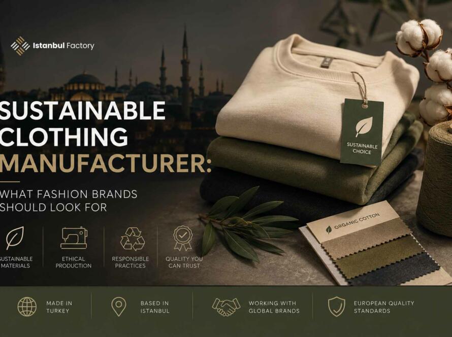 Sustainable Clothing Manufacturer for Fashion Brands