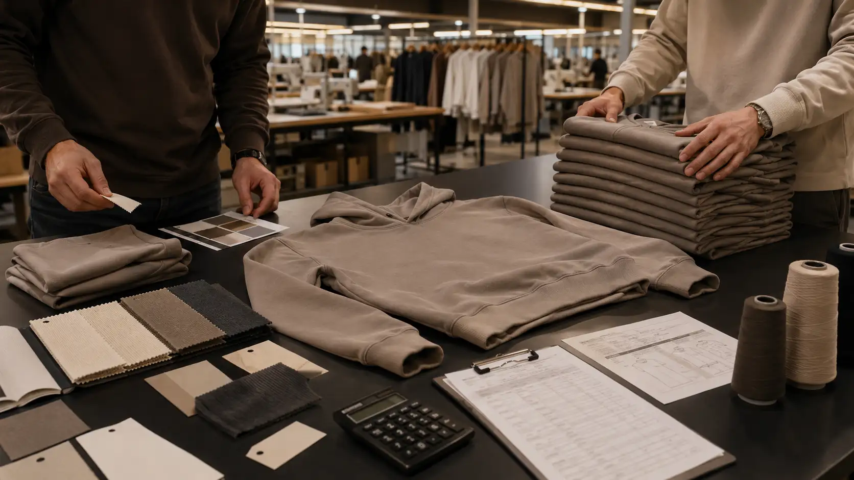 Clothing manufacturing cost and production scale comparison for Turkey and China