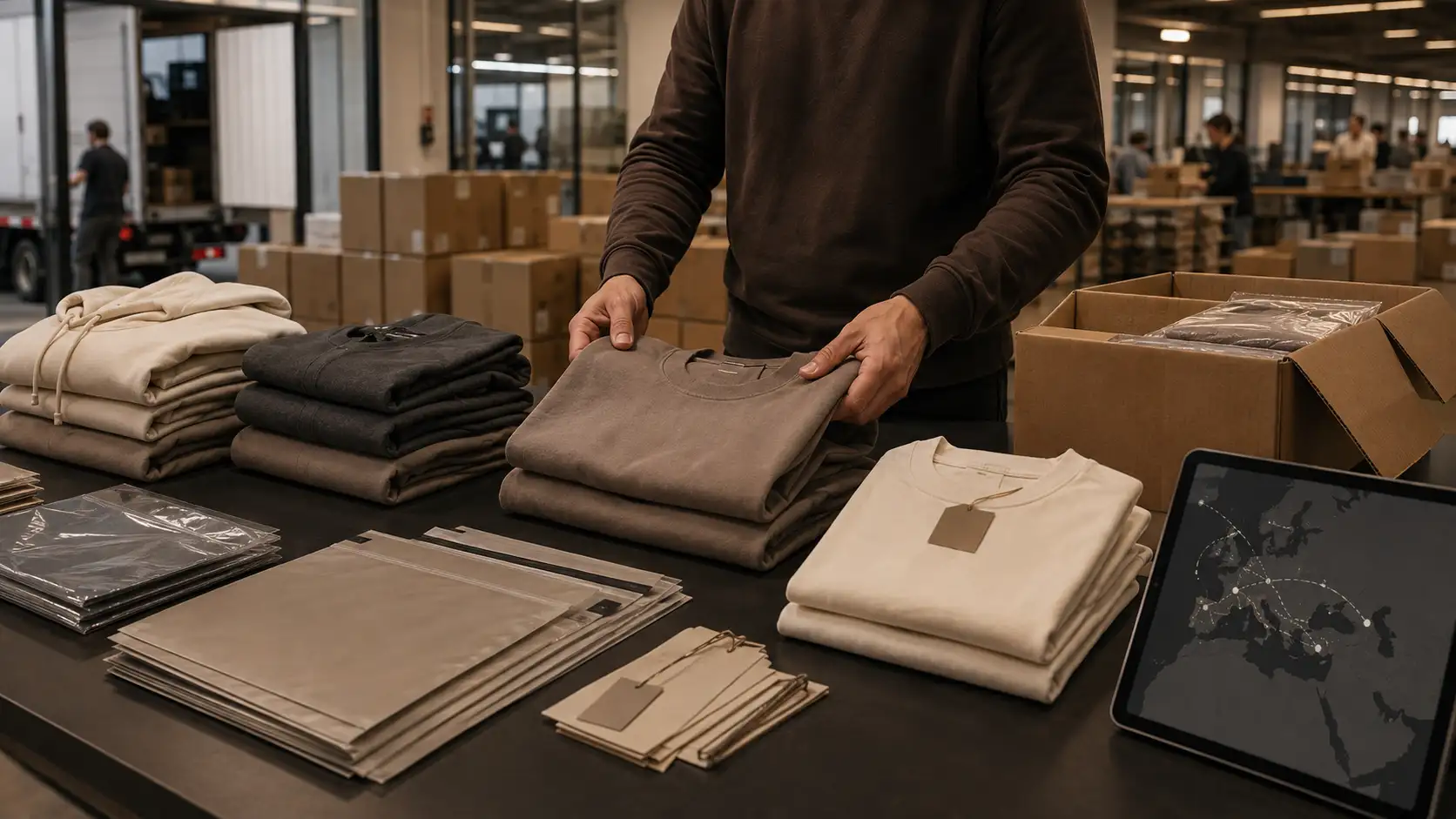 Fast clothing production and shipping from Turkey to European fashion brands_